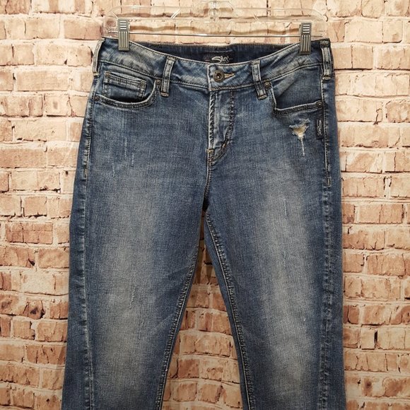 Silver Jeans Co. Jeans AIKO Ankle Skinny Size W30/L27 EUC - Picture 7 of 15